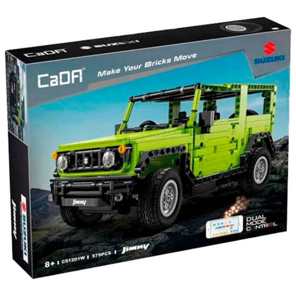 Constructor cu telecomandă CaDa Suzuki JIMNY Green Numărul de piese 579, 8+ photo 1