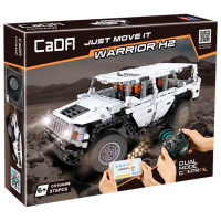 Constructor cu telecomandă CaDa Hummer Warrior H2 White Numărul de piese 575, 6+
