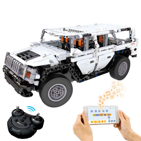 Constructor cu telecomandă CaDa Hummer Warrior H2 White Numărul de piese 575, 6+ photo 3