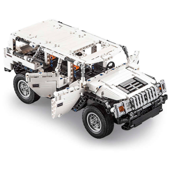 Constructor cu telecomandă CaDa Hummer Warrior H2 White Numărul de piese 575, 6+ photo 7