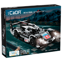 Constructor cu telecomandă CaDa GT Sport Car White Numărul de piese 427, 6+