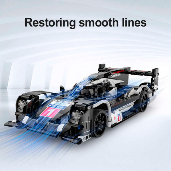 Constructor cu telecomandă CaDa GT Sport Car White Numărul de piese 427, 6+ photo 5