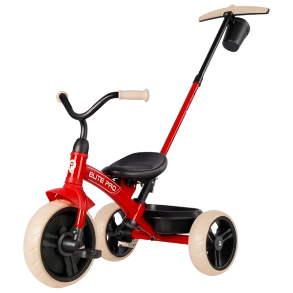 Triciclu Qplay Elite Pro Red  Metal / Pentru copii photo 1