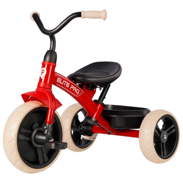 Triciclu Qplay Elite Pro Red  Metal / Pentru copii photo 3