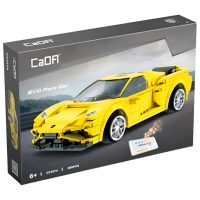 Constructor cu telecomandă CaDa EVO Race Car Yellow Numărul de piese 289, 6+