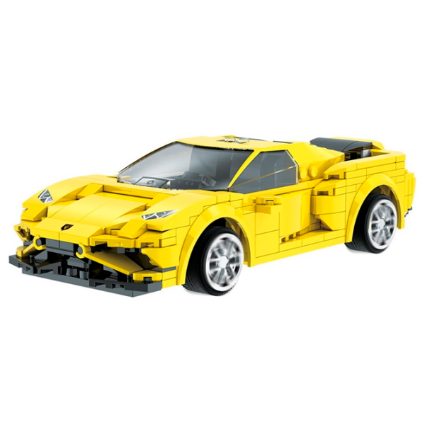 Constructor cu telecomandă CaDa EVO Race Car Yellow Numărul de piese 289, 6+ photo 2