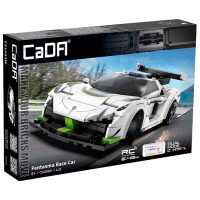 Constructor cu telecomandă CaDa Fantasma Race Car White Numărul de piese 322, 6+