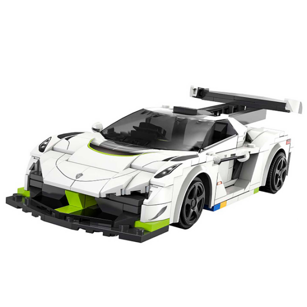 Constructor cu telecomandă CaDa Fantasma Race Car White Numărul de piese 322, 6+ photo 2