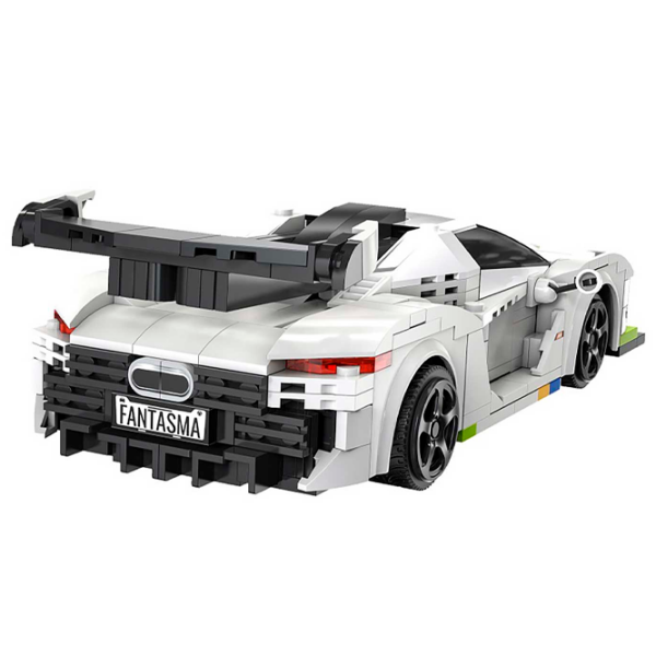 Constructor cu telecomandă CaDa Fantasma Race Car White Numărul de piese 322, 6+ photo 4