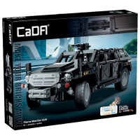 Constructor cu telecomandă CaDa Fierce Warrior SUV Black Numărul de piese 561, 6+