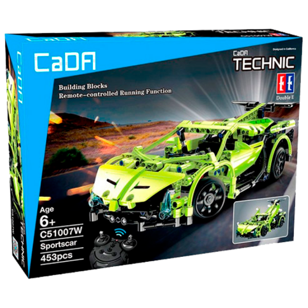 Constructor cu telecomandă CaDa Lamborghini Green Numărul de piese 453, 6+ photo 1