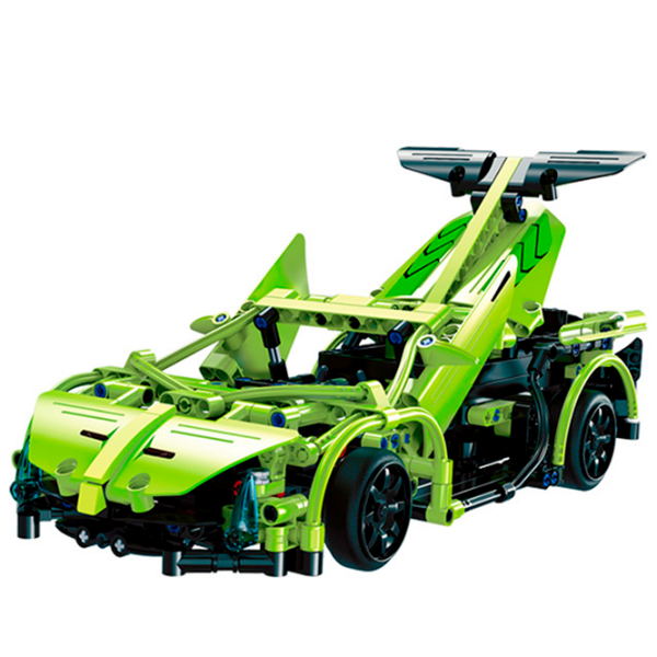 Constructor cu telecomandă CaDa Lamborghini Green Numărul de piese 453, 6+ photo 4