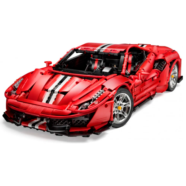 Constructor cu telecomandă CaDa Italian Super-Car Red Numărul de piese 3187, 6+ photo 3