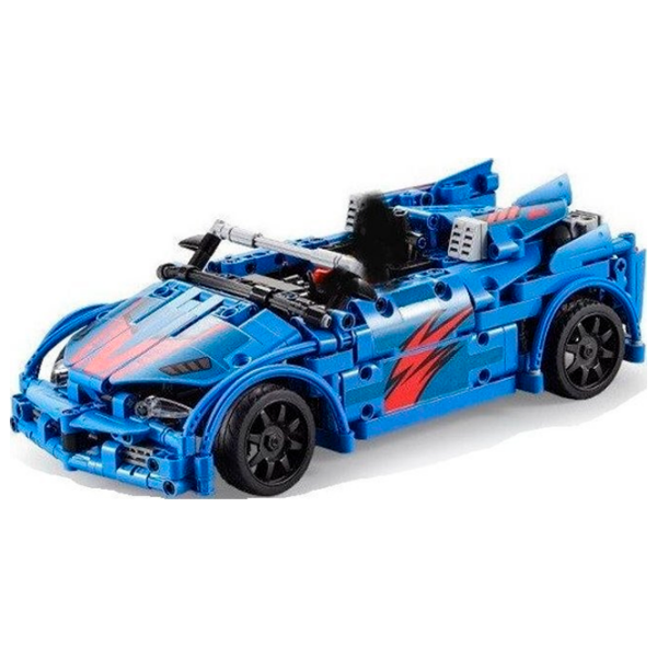 Constructor cu telecomandă CaDa Crash Racing Car Blue Numărul de piese 579, 6+ photo 3