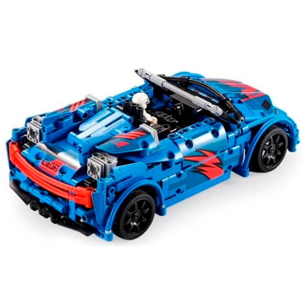 Constructor cu telecomandă CaDa Crash Racing Car Blue Numărul de piese 579, 6+ photo 4