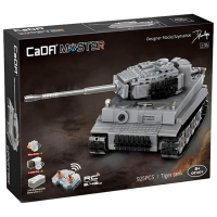 Constructor cu telecomandă CaDa Tiger Tank Gray Numărul de piese 925, 8+