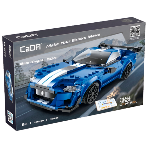 Constructor cu telecomandă CaDa Blue Knight - 500 Blue Numărul de piese 325, 6+ photo 1