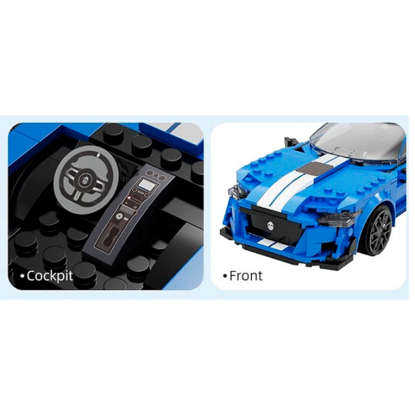 Constructor cu telecomandă CaDa Blue Knight - 500 Blue Numărul de piese 325, 6+ photo 5