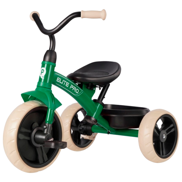 Triciclu Qplay Elite Pro Green  Metal / Pentru copii photo 3