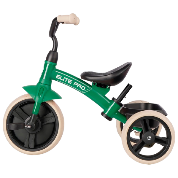 Triciclu Qplay Elite Pro Green  Metal / Pentru copii photo 4