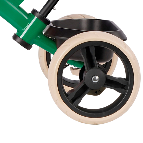 Triciclu Qplay Elite Pro Green  Metal / Pentru copii photo 8