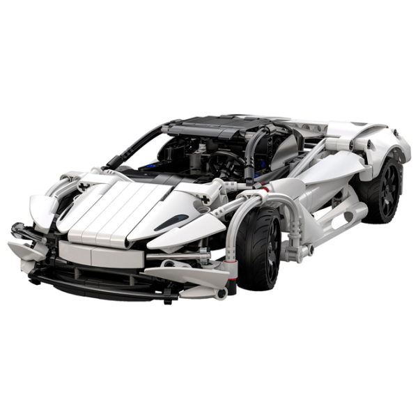 Constructor cu telecomandă CaDa Storming Sport Car White Numărul de piese 402, 6+ photo 2