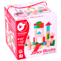 Constructor Classic World Junior Blocks Multicolor Numărul de piese 50, 1+