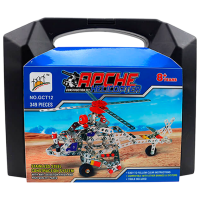 Constructor Lulu Apache Helicopter Inox Numărul de piese 349, 8+