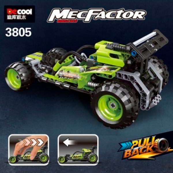 Constructor DeCool Off-Roader Racer Green Numărul de piese 301, 6+ photo 4