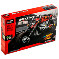 Constructor DeCool Motorcycle Red Numărul de piese 262, 6+