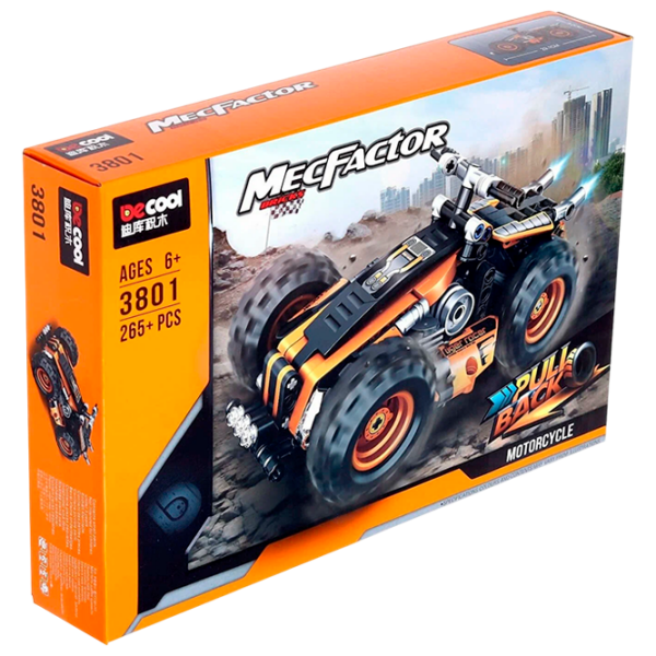 Конструктор DeCool Motorcycle Оранжевый Количество деталей 265, 6+ photo 1