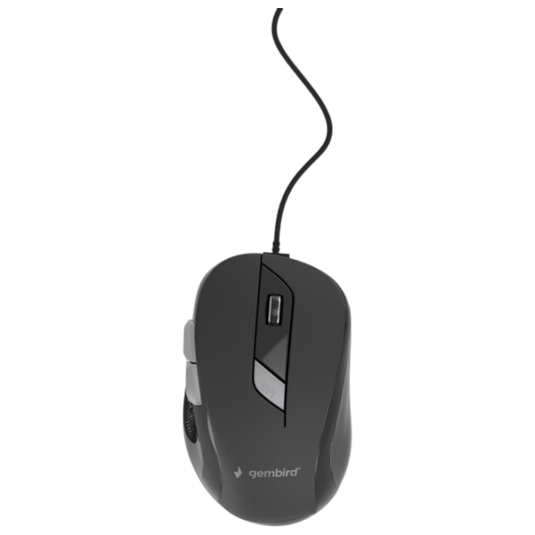 Mouse Gembird MUS-6B-01 Black Fără fir, 1600 dpi photo 2