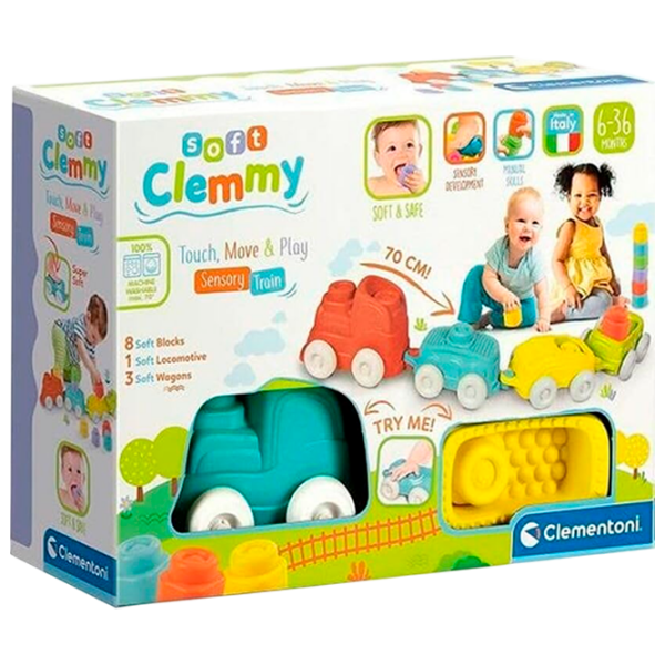 Конструктор Clementoni Touch, Move & Play Разноцветный Количество деталей 12, 0.5+ photo 1