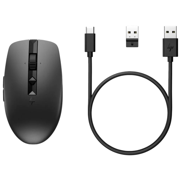 Mouse HP 710 Rechargeable Silent Black Cu fir, 3000 dpi photo 6