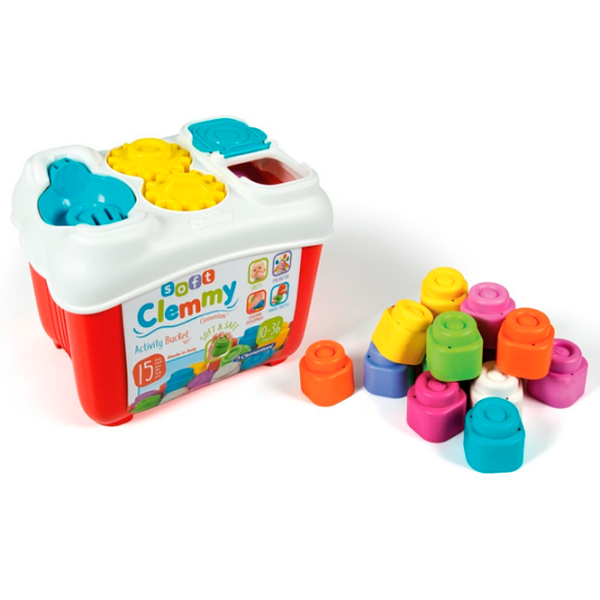 Constructor Clementoni Activity Bucket Red Numărul de piese 15, 10+ luni photo 6