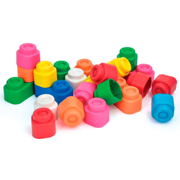 Constructor Clementoni Soft Blocks Set Multicolor Numărul de piese 48, de la 6 luni photo 2