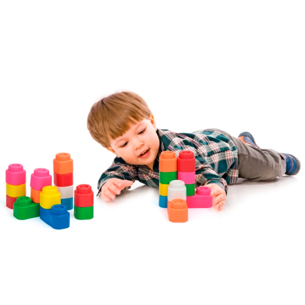 Constructor Clementoni Soft Blocks Set Multicolor Numărul de piese 48, de la 6 luni photo 3