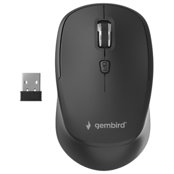 Мышь Gembird MUSW-4B-05 Черный Беспроводные, 1600 dpi photo 1
