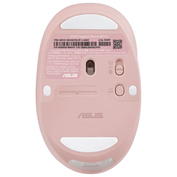 Мышь Asus Fragrance MD101 Розовый Беспроводные, 2400 dpi photo 6