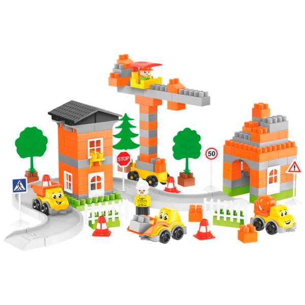 Constructor Technok Building Construction Set Orange Numărul de piese 170, 3+ photo 1