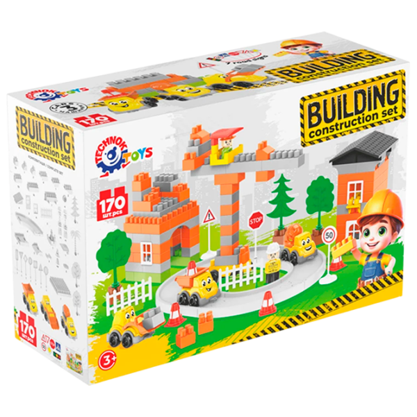 Constructor Technok Building Construction Set Orange Numărul de piese 170, 3+ photo 2
