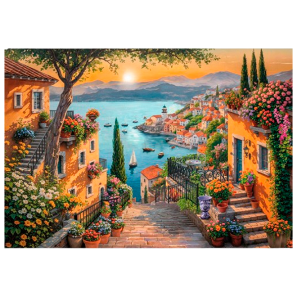 Puzzle Clementoni Steps to the harbor (31726) Количество деталей: 1500, Рекомендуемый возраст: 5+ photo 1