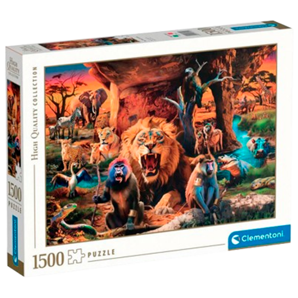Puzzle Clementoni The tribal society (31724) Количество деталей: 1500, Рекомендуемый возраст: 12+ photo 2
