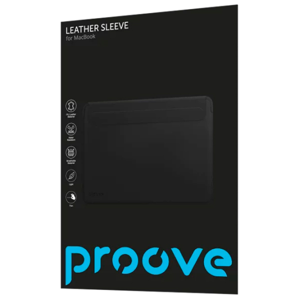 Чехол для ноутбука Proove Leather Sleeve 13.3" Черный  photo 2