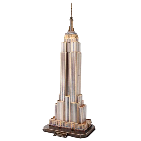 Пазл 3D CubicFun EMPIRE STATE BUILDING (DS0977h) Количество деталей: 55, Рекомендуемый возраст: 6+ photo 1