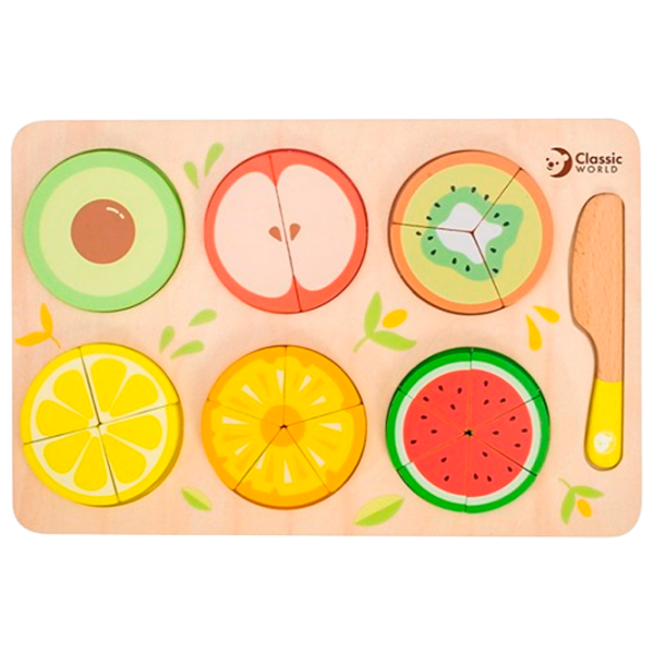 Puzzle Classic World World Fruits (20142) Numărul de piese: 13, Vârsta recomandată: 1.5+ photo 1