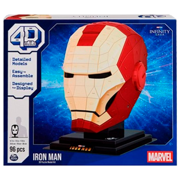 Puzzle 4D Lulu Iron-Man (6069819) Numărul de piese: 92, Vârsta recomandată: 10+ photo 3