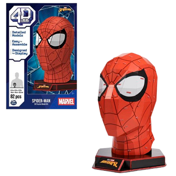 Puzzle 4D Infinity Spiderman (6069842) Numărul de piese: 82, Vârsta recomandată: 10+ photo 1
