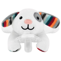 Мягкая игрушка Zazu Dexy Pacifier Toy Белый 0+
