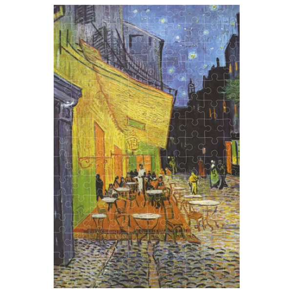 Puzzle Londji Terrace Cafe Van Gogh (PZ111) Numărul de piese: 150, Vârsta recomandată: 6+ photo 1